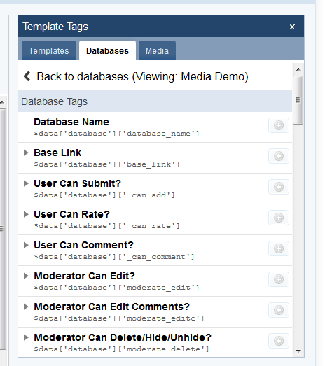 More information about "Template Variables Help"